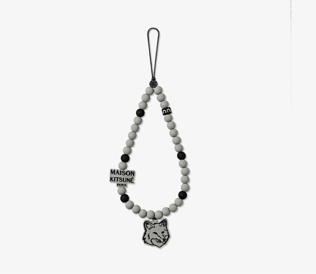 MAISON KITSUNÉ ストラップ オオカミチャーム付き