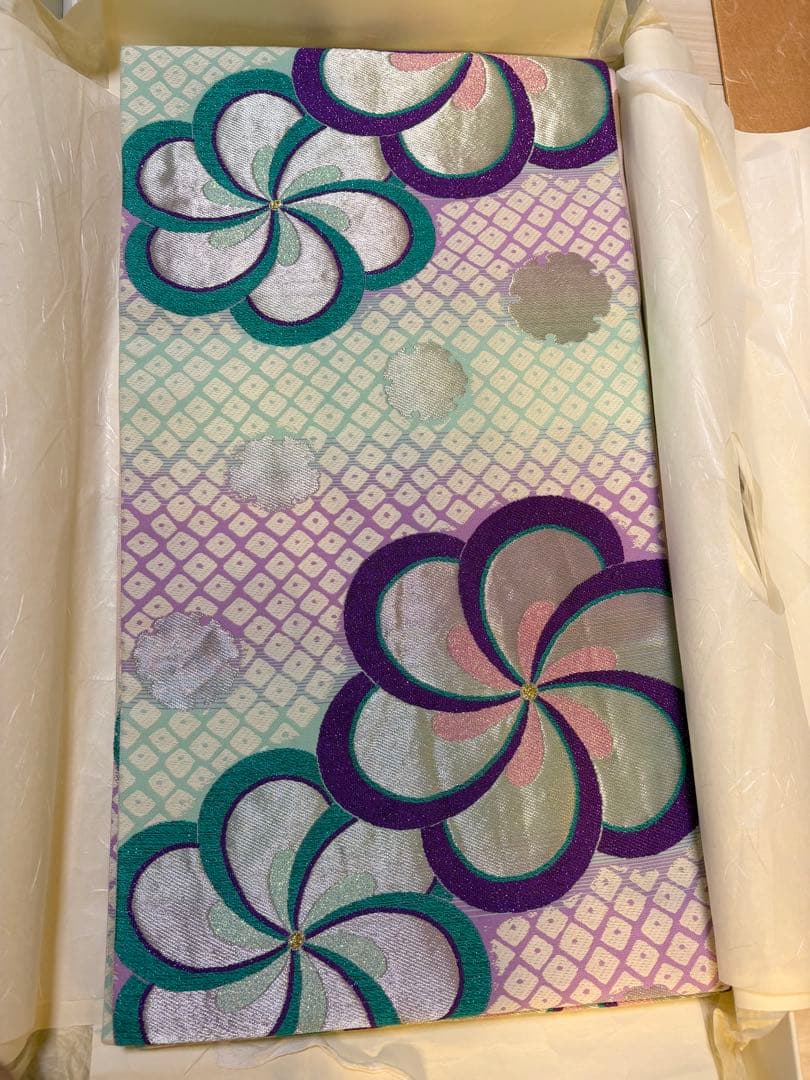 振袖フルセット 成人式 帯・小物一式・草履バック付(水色 白 ピンク 紫)