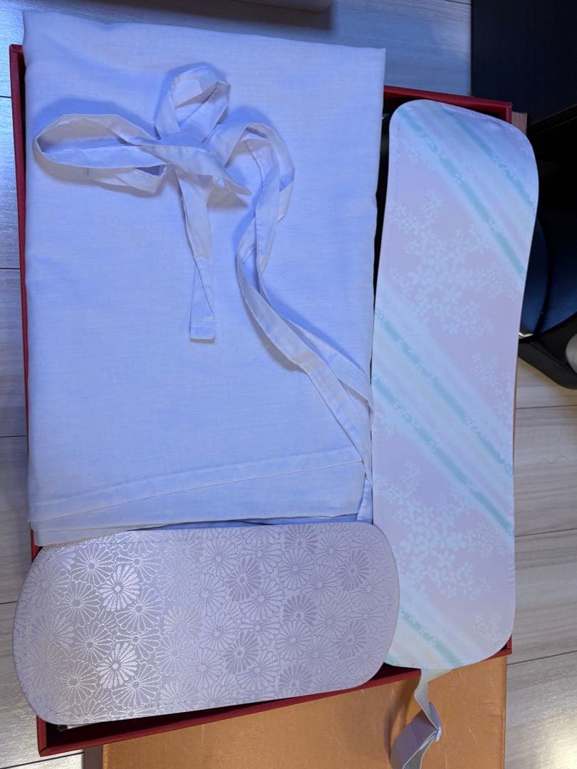 振袖フルセット 成人式 帯・小物一式・草履バック付(水色 白 ピンク 紫)