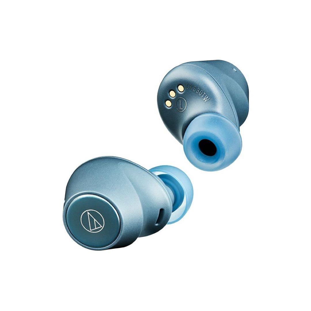 値下げ中【新品】audio−technicaATH-CKS30TW BLUE