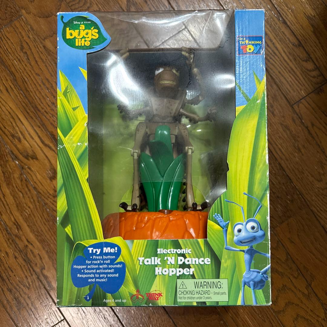 レア品！バグズライフ Talk 'N Dance Hopper