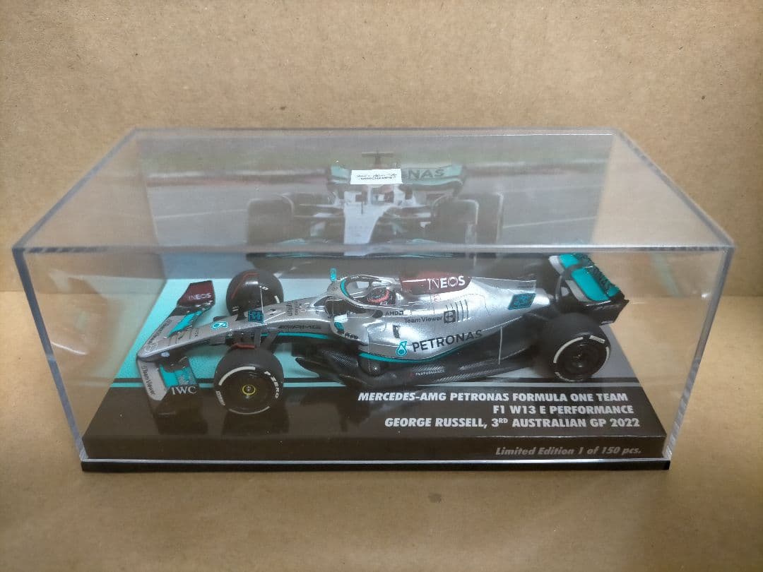 PMA 1/43 メルセデス ペトロナス F1 W13 ラッセル 63 2022