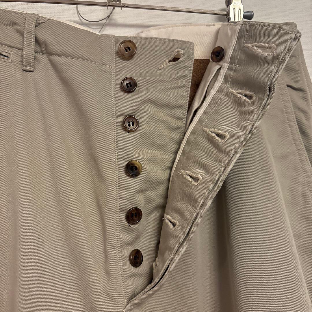 NICENESS MALDOON チノパンツ Sサイズ ベージュ