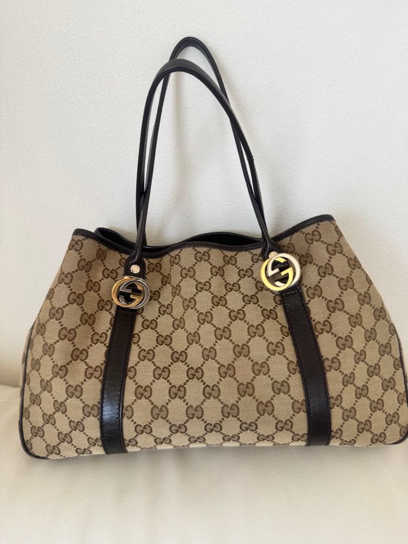 Gucci ロゴパターン ショルダーバッグ