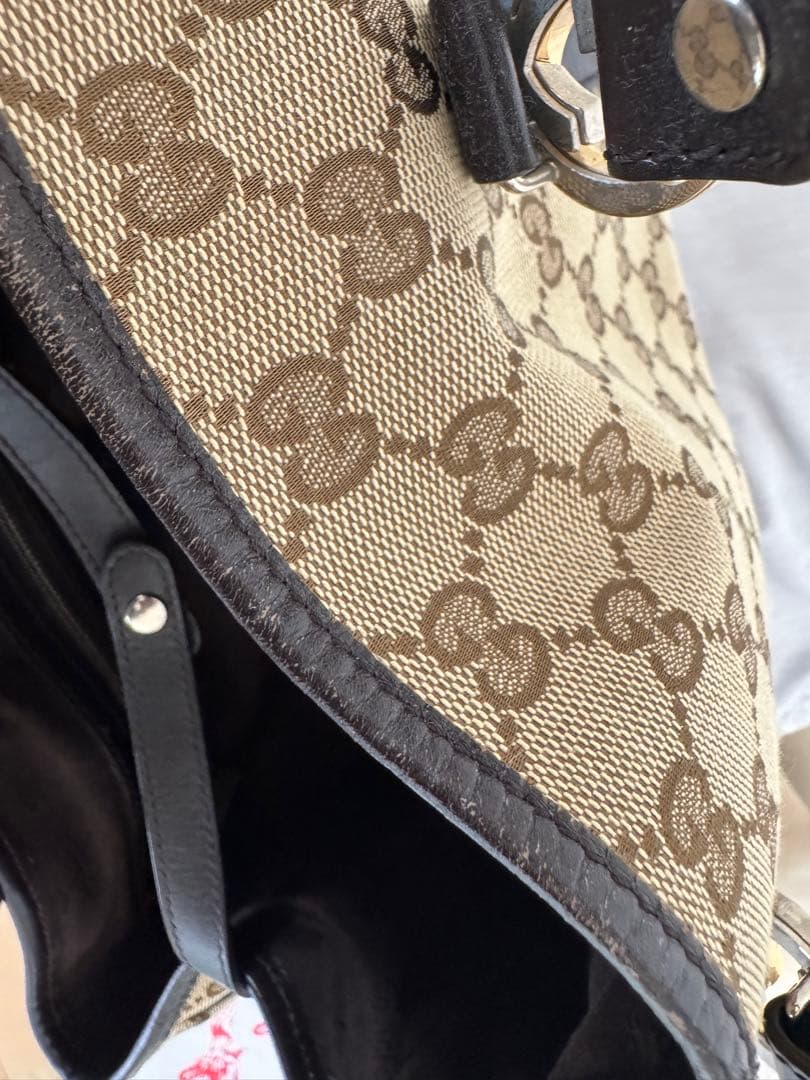 Gucci ロゴパターン ショルダーバッグ