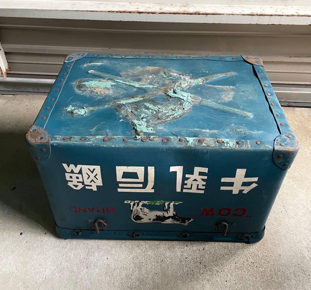 ビンテージ/当時物/昭和レトロ/ボテ箱/箱/牛乳石鹸