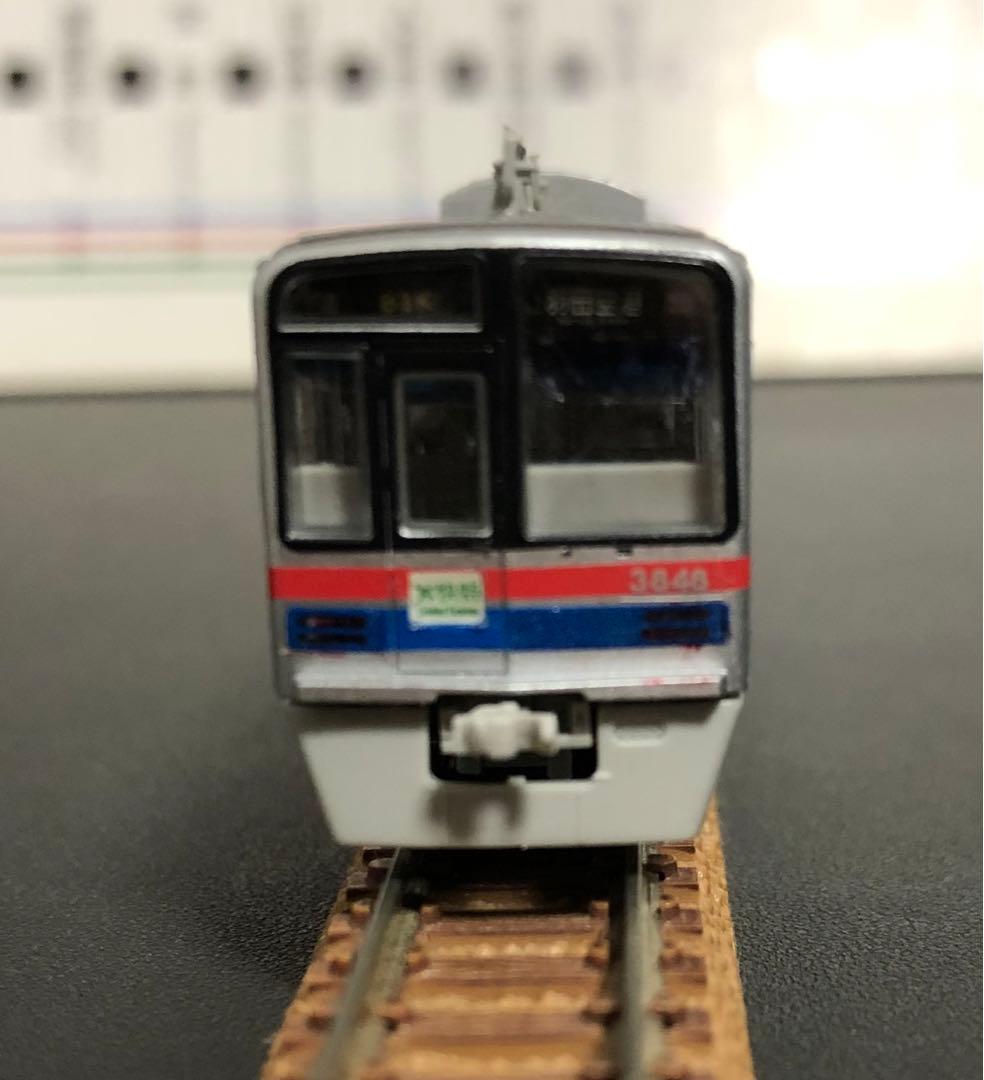 管理番号1593 京成3700形Nゲージ塗装済キット 素人組立品4両