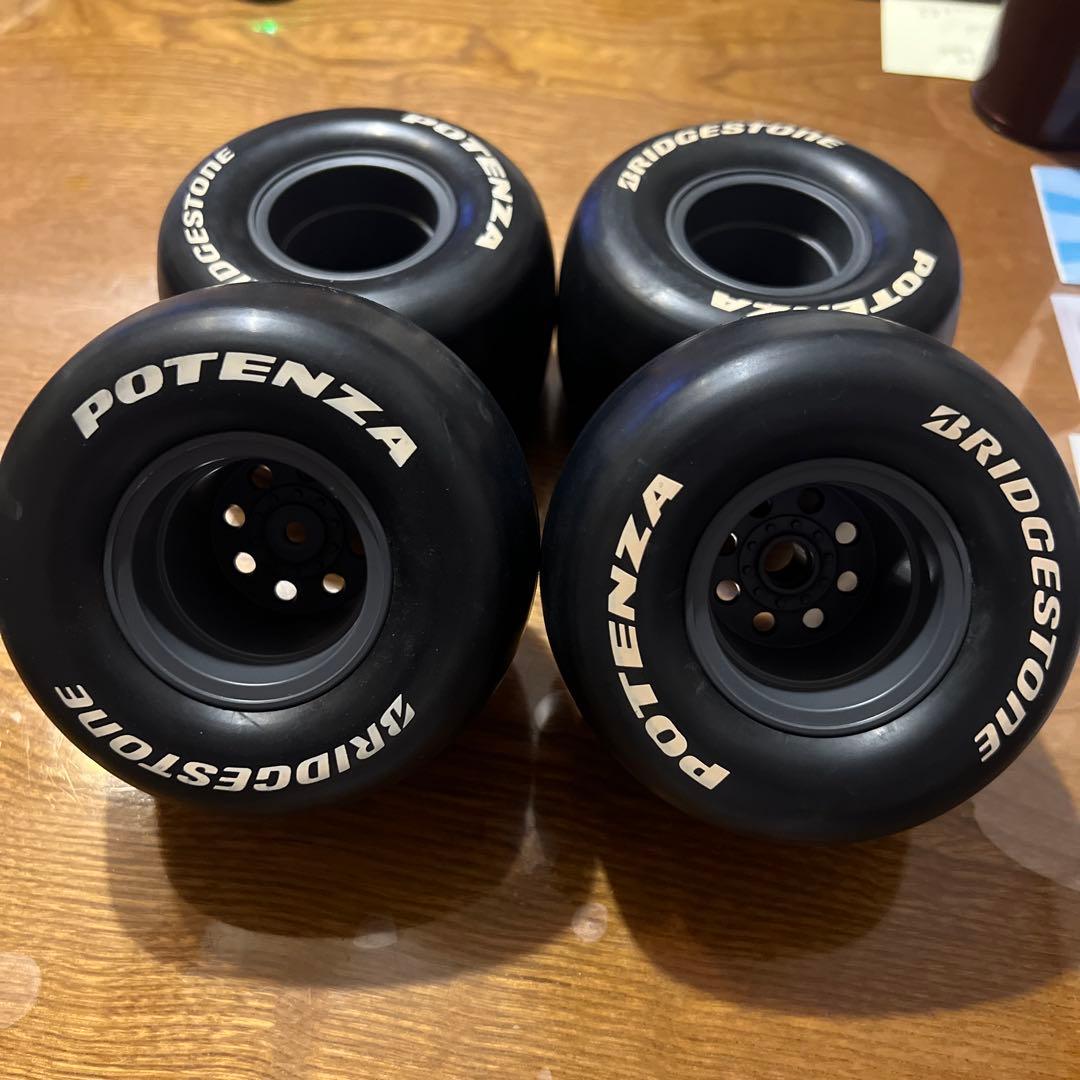 ★R31HOUSE スリックタイヤ wr-02 ホイール付 ブリヂストン 美品