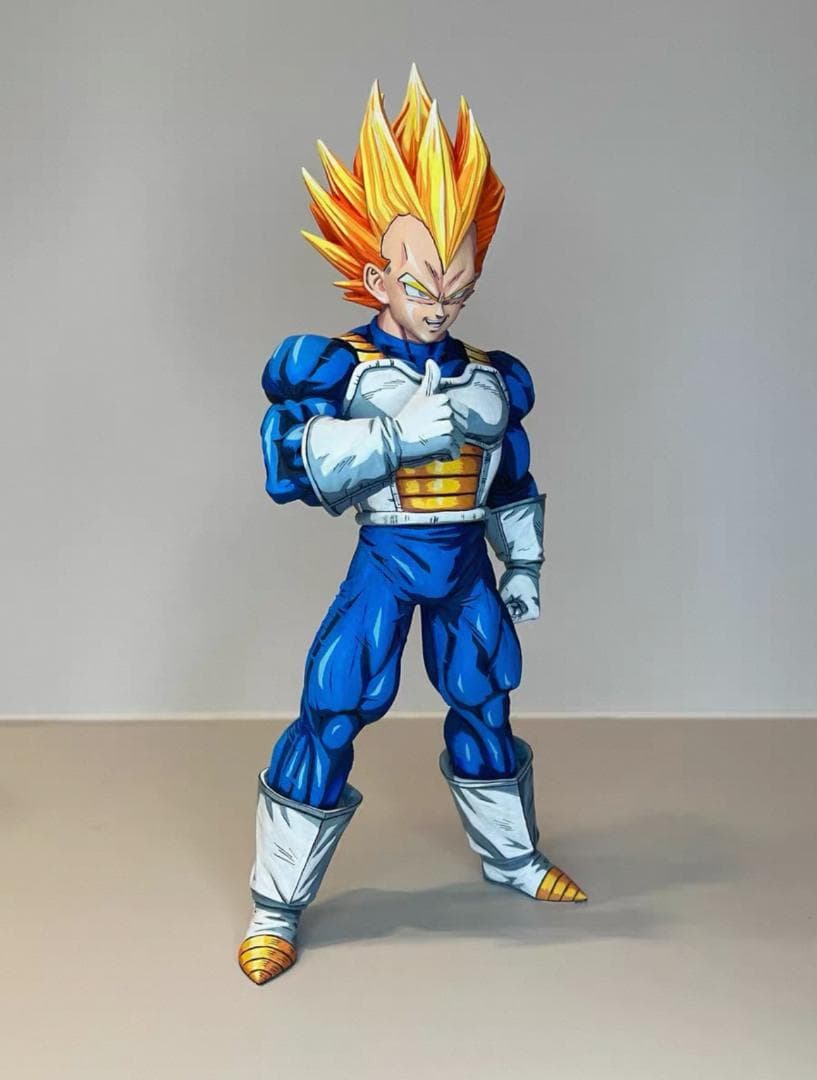 ドラゴンボール ベジータ リペイント 双頭彫 フィギュア