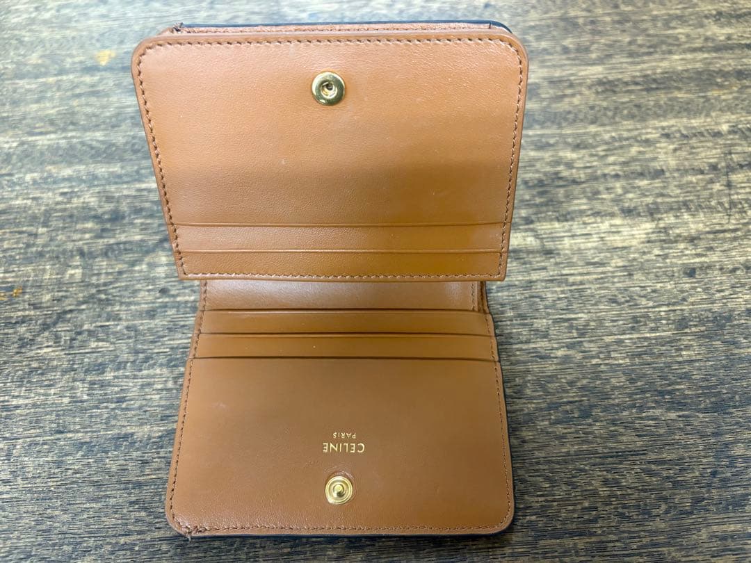 Celine 二つ折り財布 ブラック