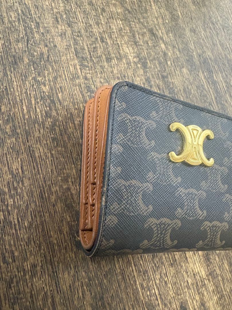 Celine 二つ折り財布 ブラック