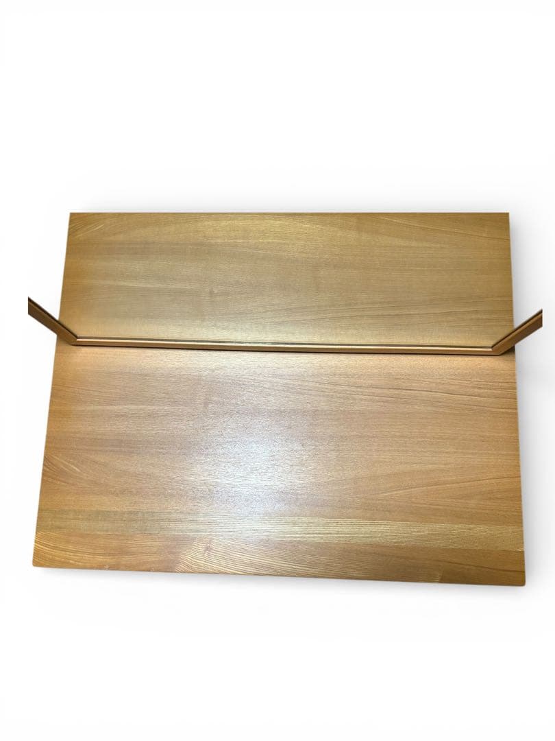 【無印良品】ドレッサーテーブル 天然木タモ材 鏡付き シンプルデザイン