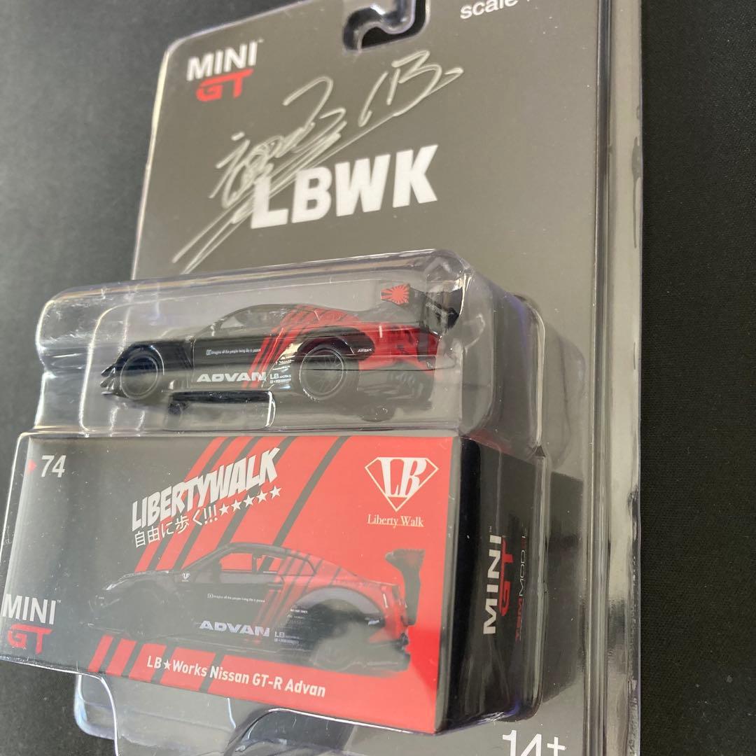 ミニカー MINI GT LB WORKS GT-R ADVAN