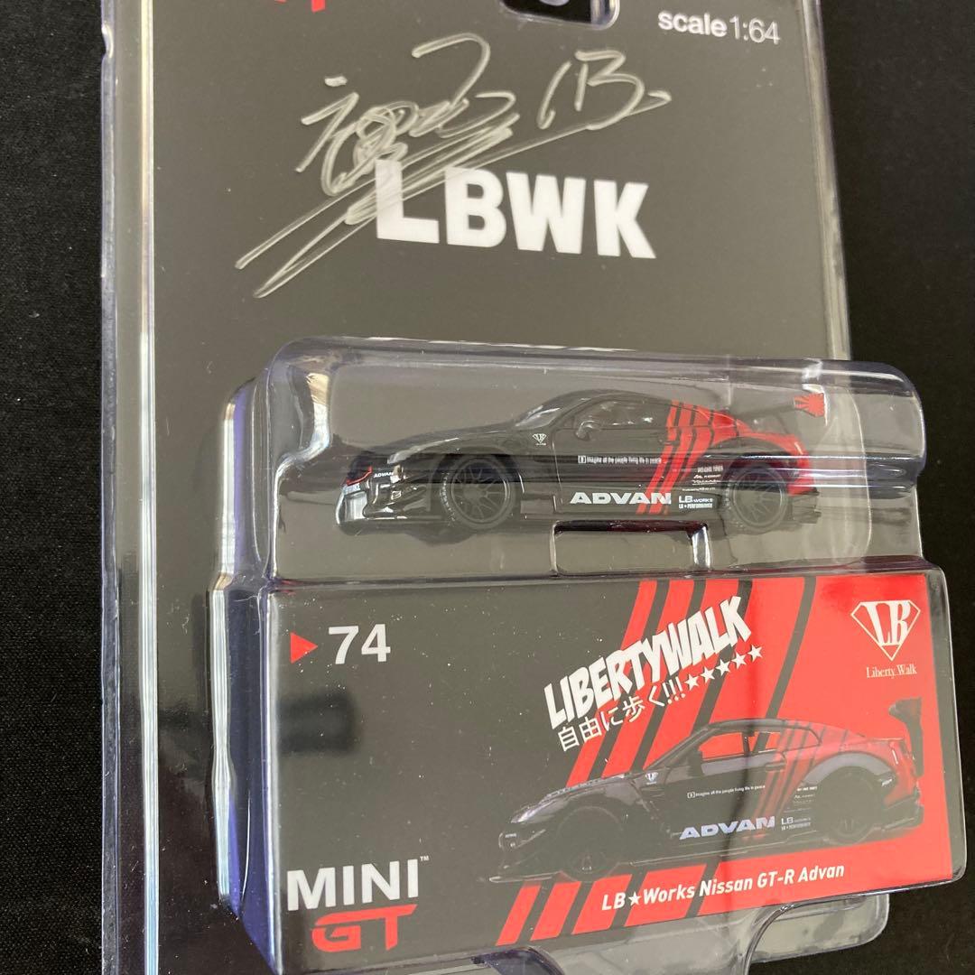 ミニカー MINI GT LB WORKS GT-R ADVAN