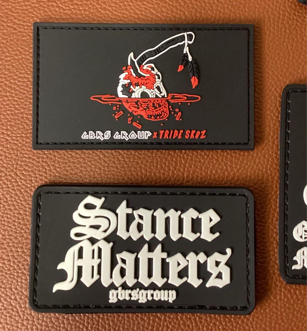 GBRSグループ ミリタリー ラバーパッチベルクロ ワッペン 9枚セット