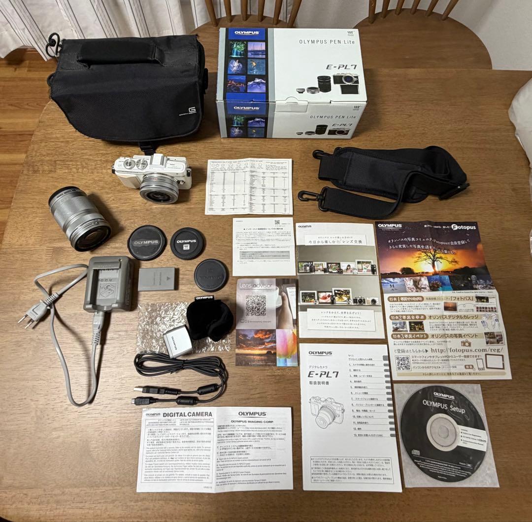 OLYMPUS PEN Lite E-PL7 【ショット数1982回】美品 白