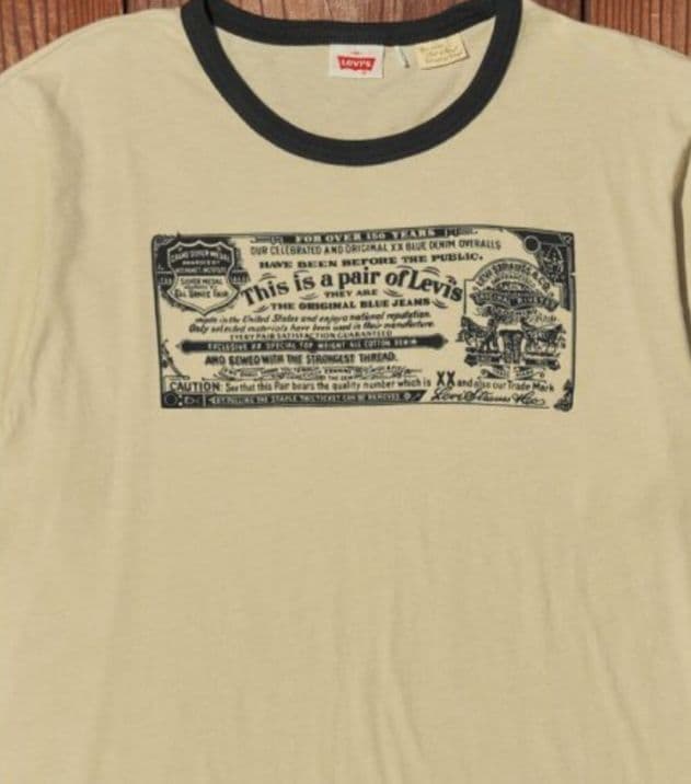 LVC 1970'S リンガーTシャツ ブラック M