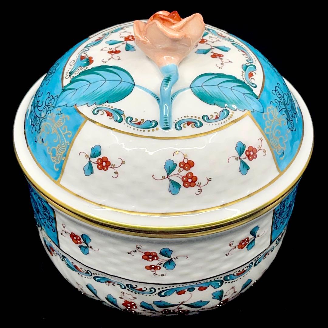 ヘレンド　トゥッピーニの角笛 シュガーポット