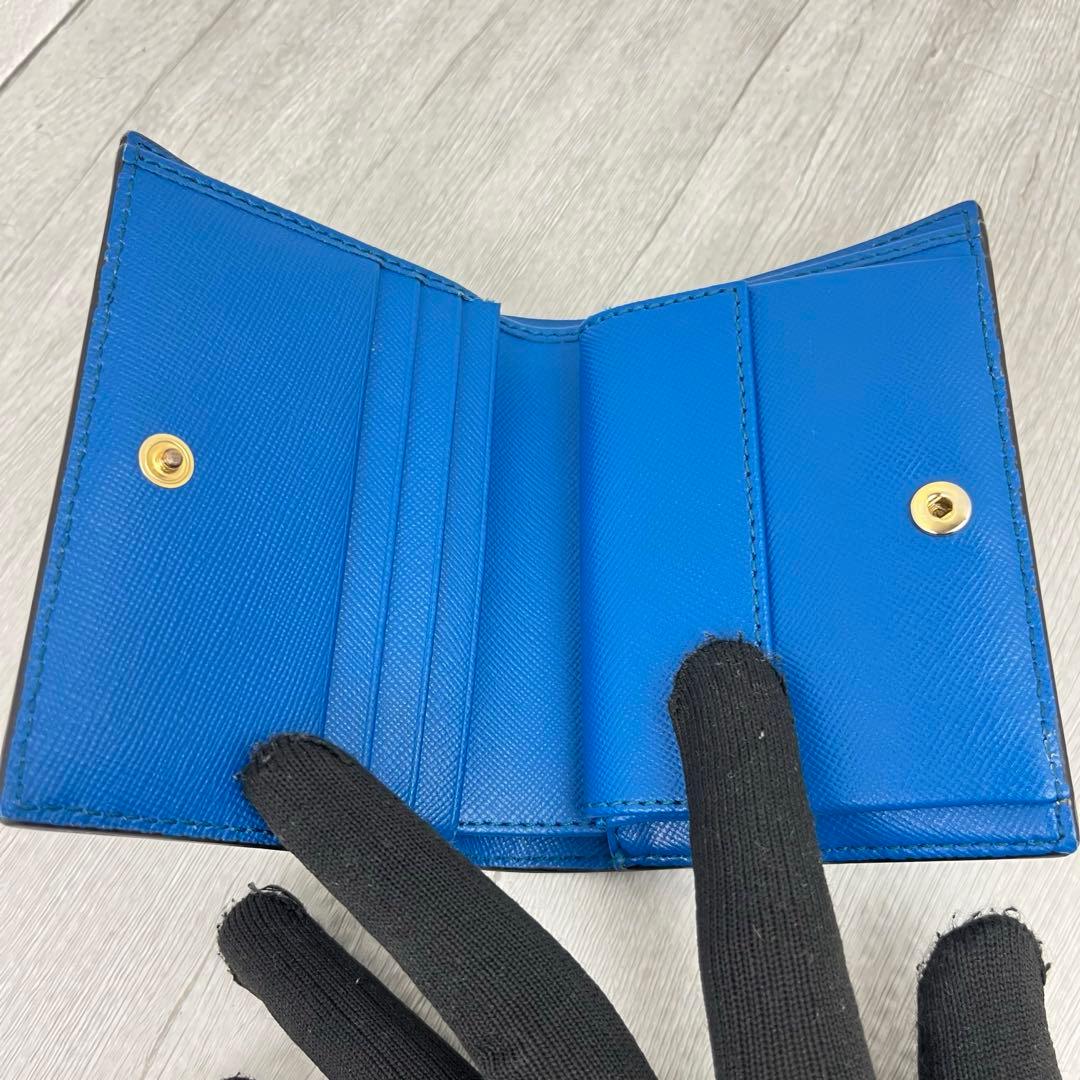 可愛い✨ MARNI マルニ 折り財布 マルチカラー サフィアーノレザー