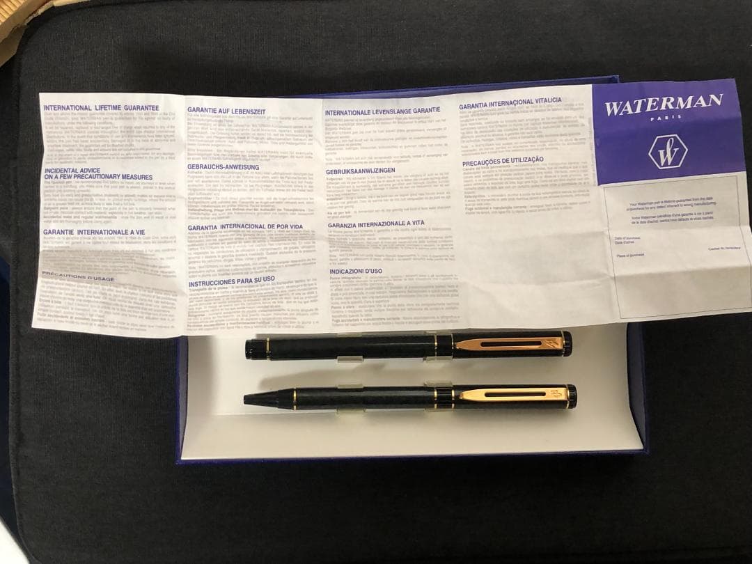 【希少・未使用】WATERMAN ジェントルマン 万年筆＆ボールペンセット