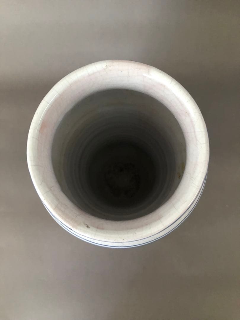 フランス陶器　花瓶ノルマンディ・ルーアンにて購入