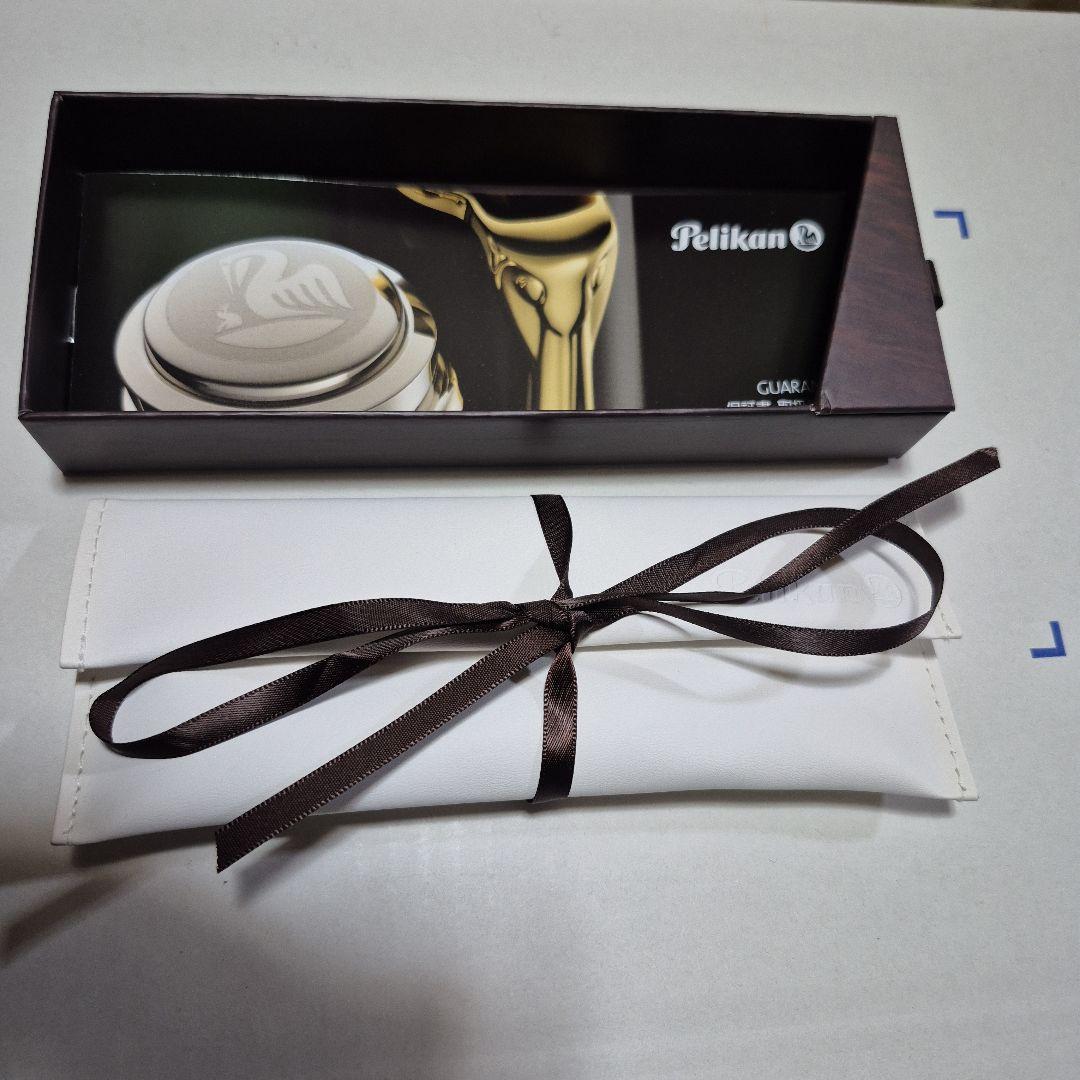 Pelikan 万年筆 M605 M ホワイトストライプ