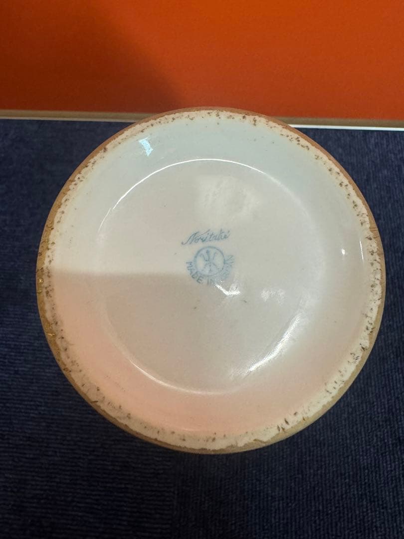 1855  オールドノリタケ　風景画　双耳花瓶　j