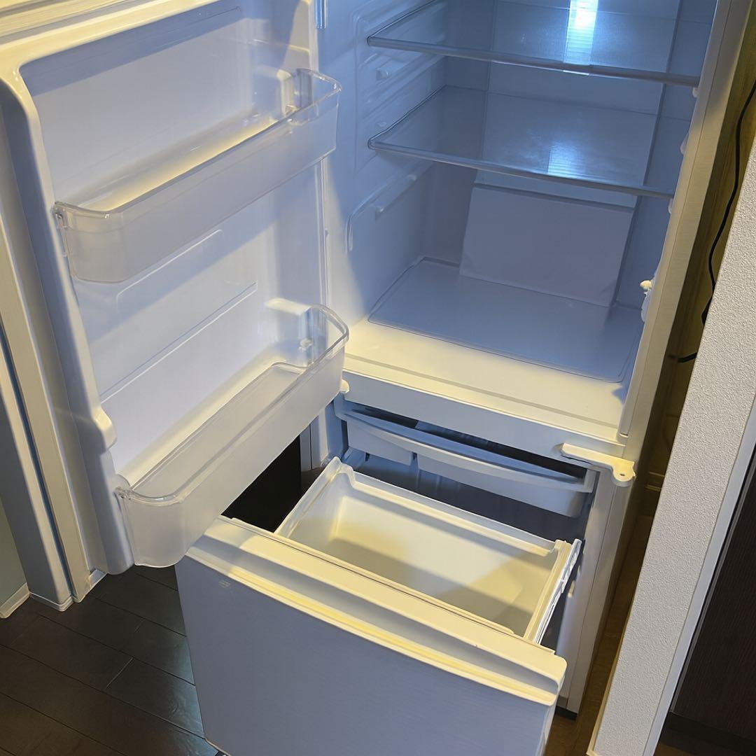 SHARP 冷蔵庫 SJ-D14E-W 137L 2019年製