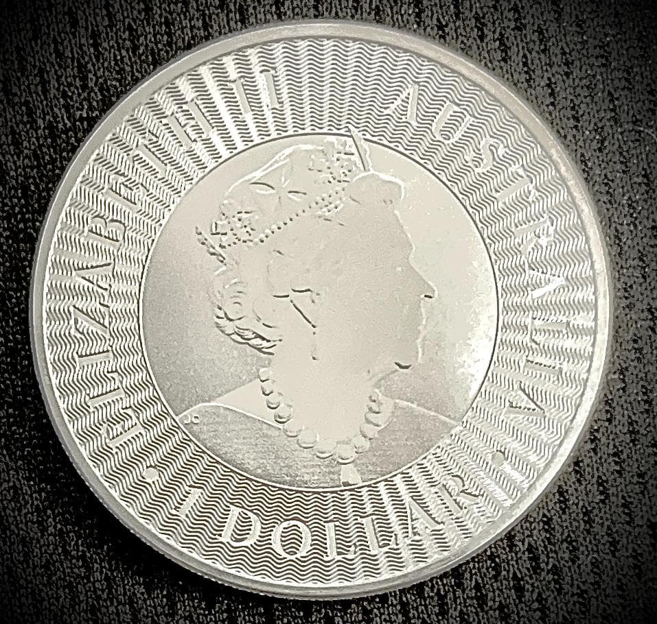 2021年 オーストラリアンカンガルー銀貨 1ドル １オンス クリアケース付