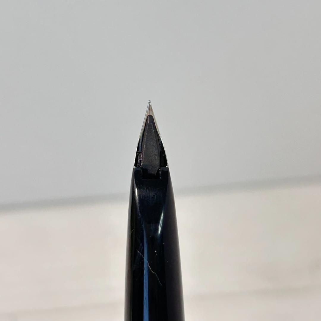 パイロット 万年筆 エリート シルバー格子キャップ 18K 細字 レア U124