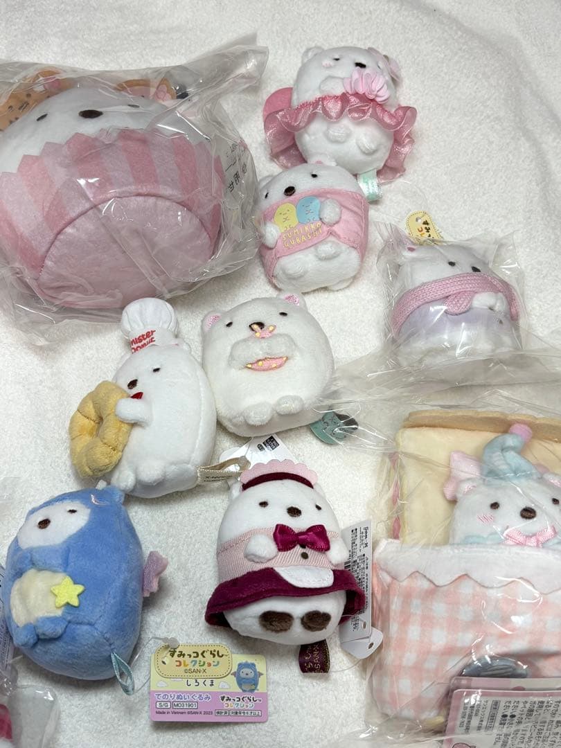 公*o様 すみっコぐらし しろくま てのりぬいぐるみ まとめ売り
