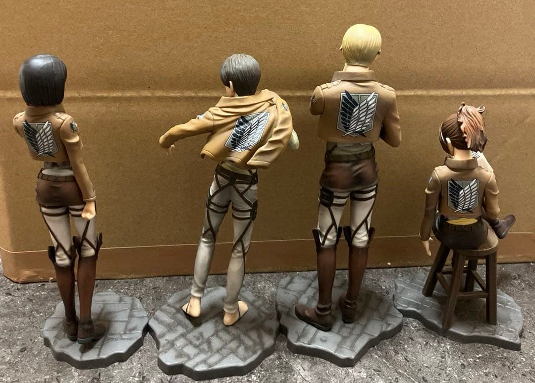 進撃の巨人 フィギュア 5体セット 一番くじ 2014年当時物