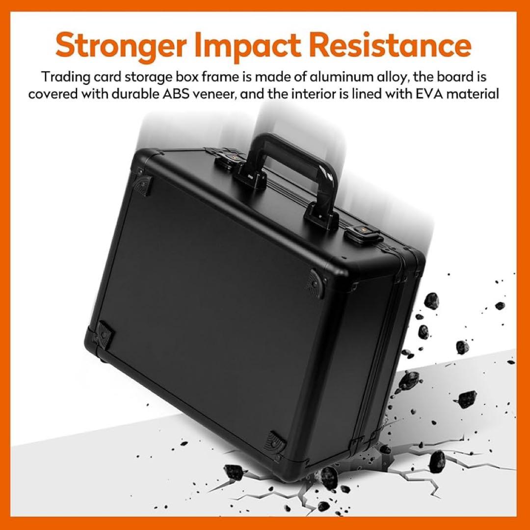 PSA鑑定用収納ケース　アタッシュケース ストレージボックス アルミ製4列訳あり