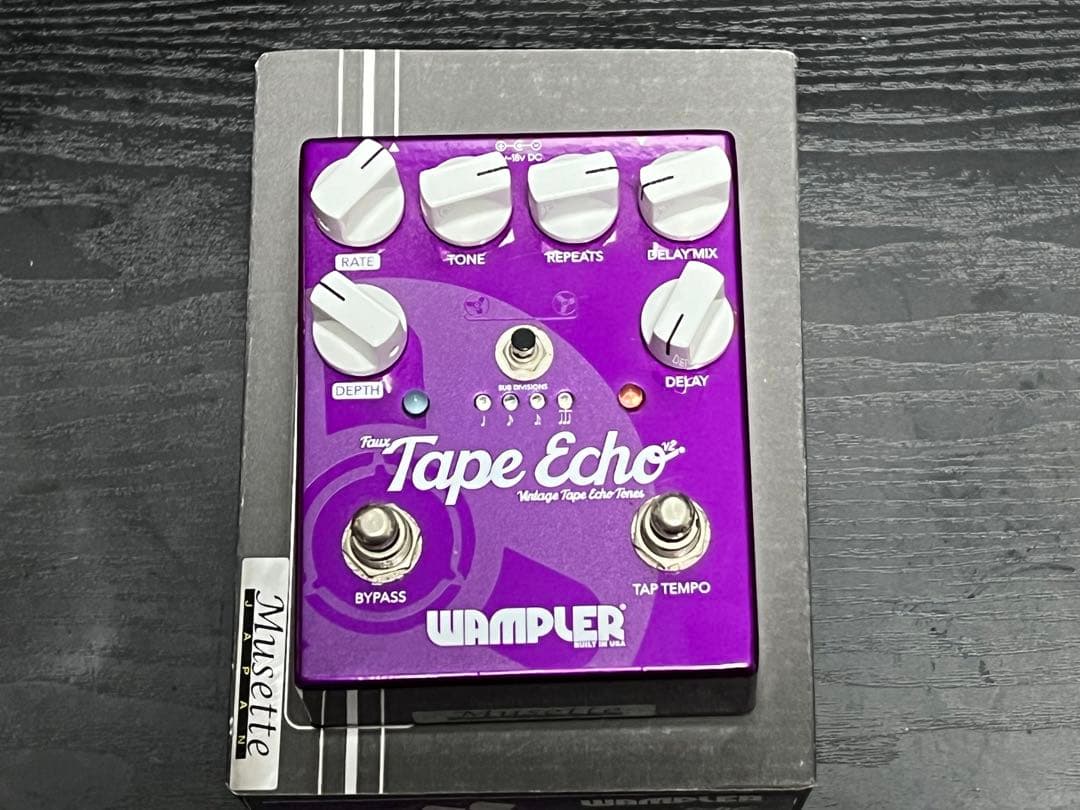 ギター Wampler faux tape echo
