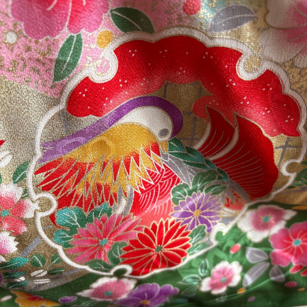 七五三　七歳　正絹着物帯十点セット