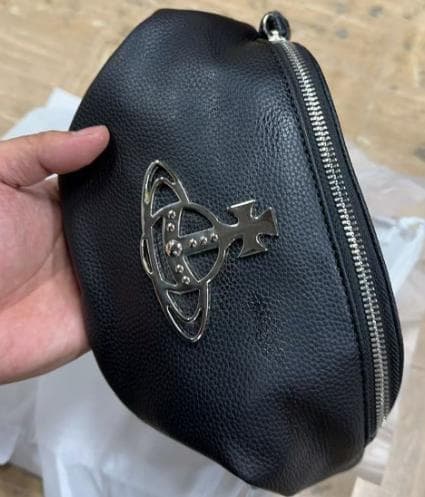 即日発送 レザーウエストバッグ