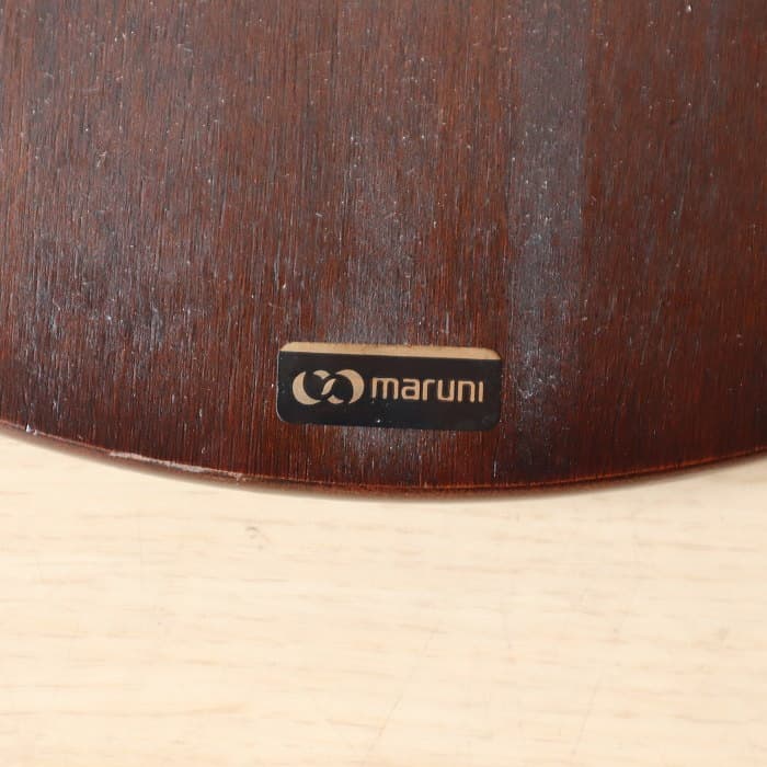 マルニ サイドテーブル 丸 レトロ 古家具 木製 カフェ 喫茶