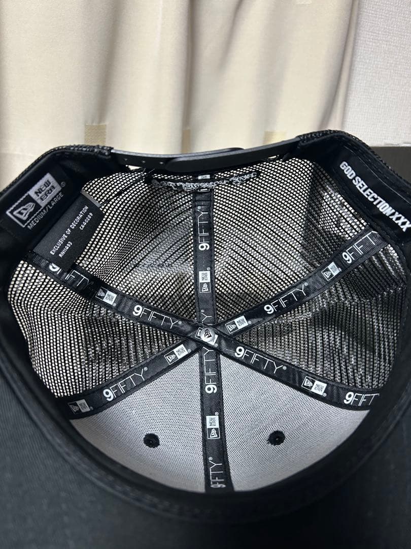 帽子 GOD SELECTION XXX NEWERA MESH CAP