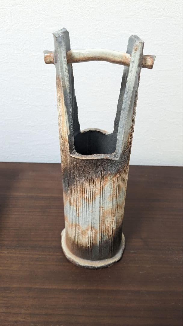 萩焼　花瓶　花入