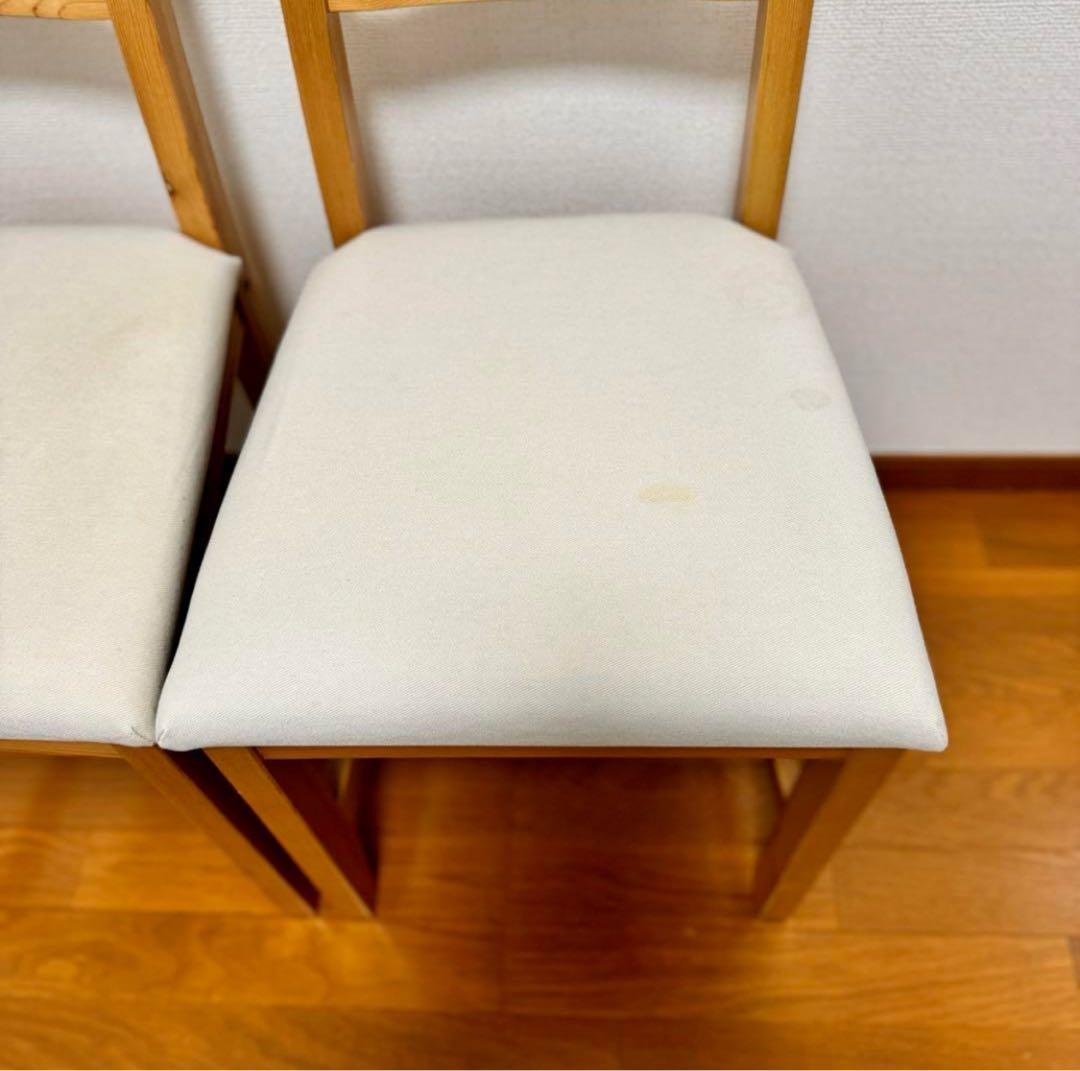 【お引き取り限定】 IKEA レールハムン2人用ダイニングテーブル チェアセット