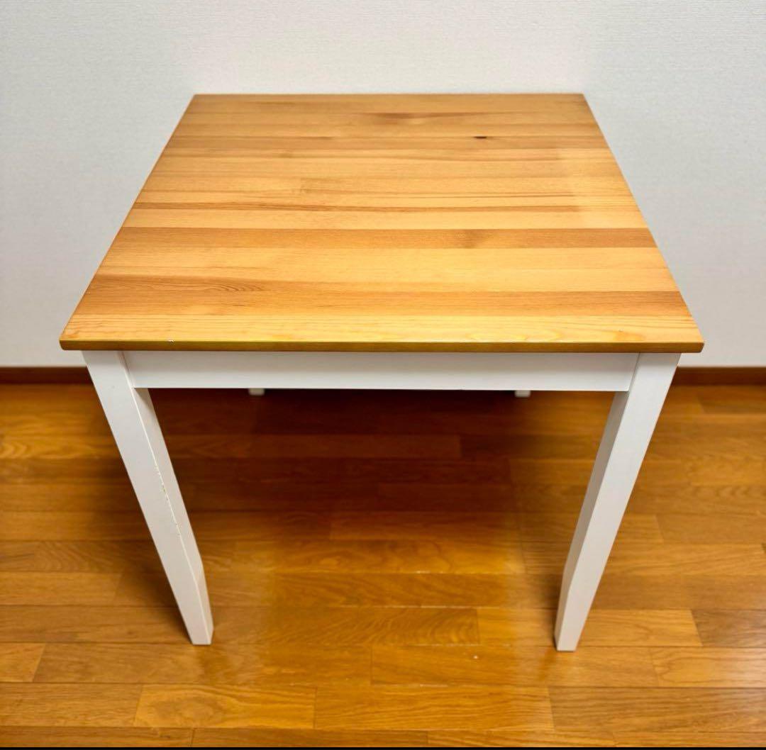 【お引き取り限定】 IKEA レールハムン2人用ダイニングテーブル チェアセット