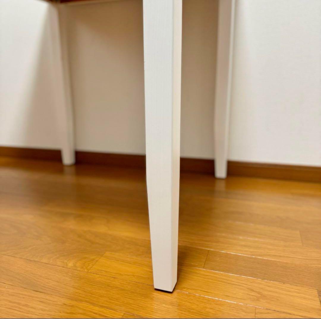 【お引き取り限定】 IKEA レールハムン2人用ダイニングテーブル チェアセット