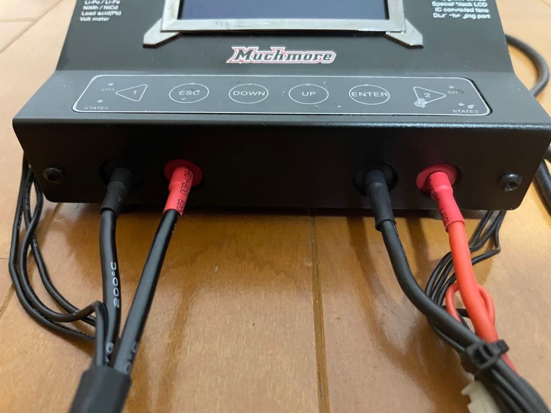 【2本同時充電】マッチモア 充電器 セルマスター ダブルアクセル ブラック