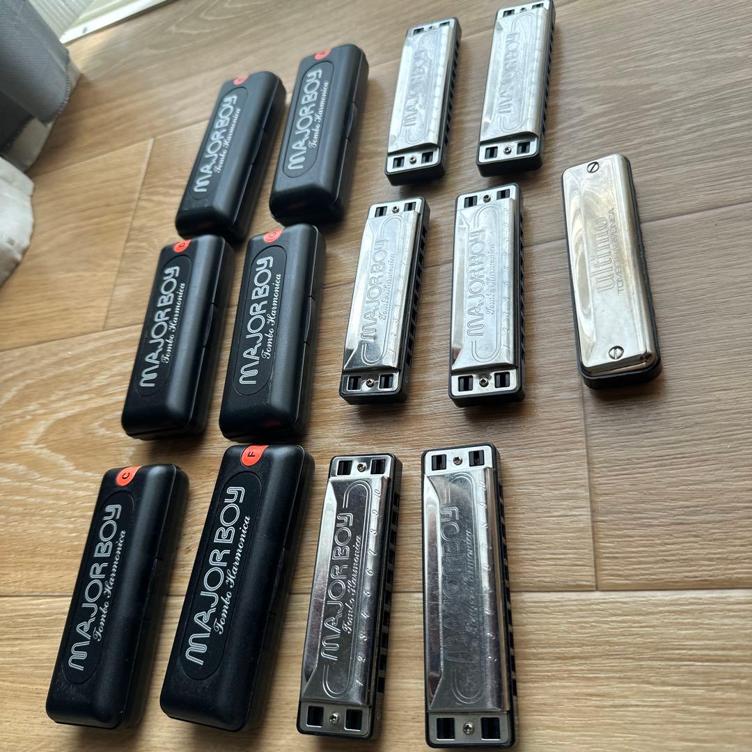 MAJOR BOY & ULTIMO ブルースハープ　ハーモニカ7本セット