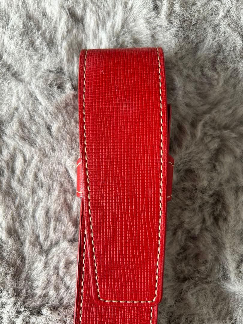 Tender Leather ボールペン ケース　モンブラン　ボールペン　赤