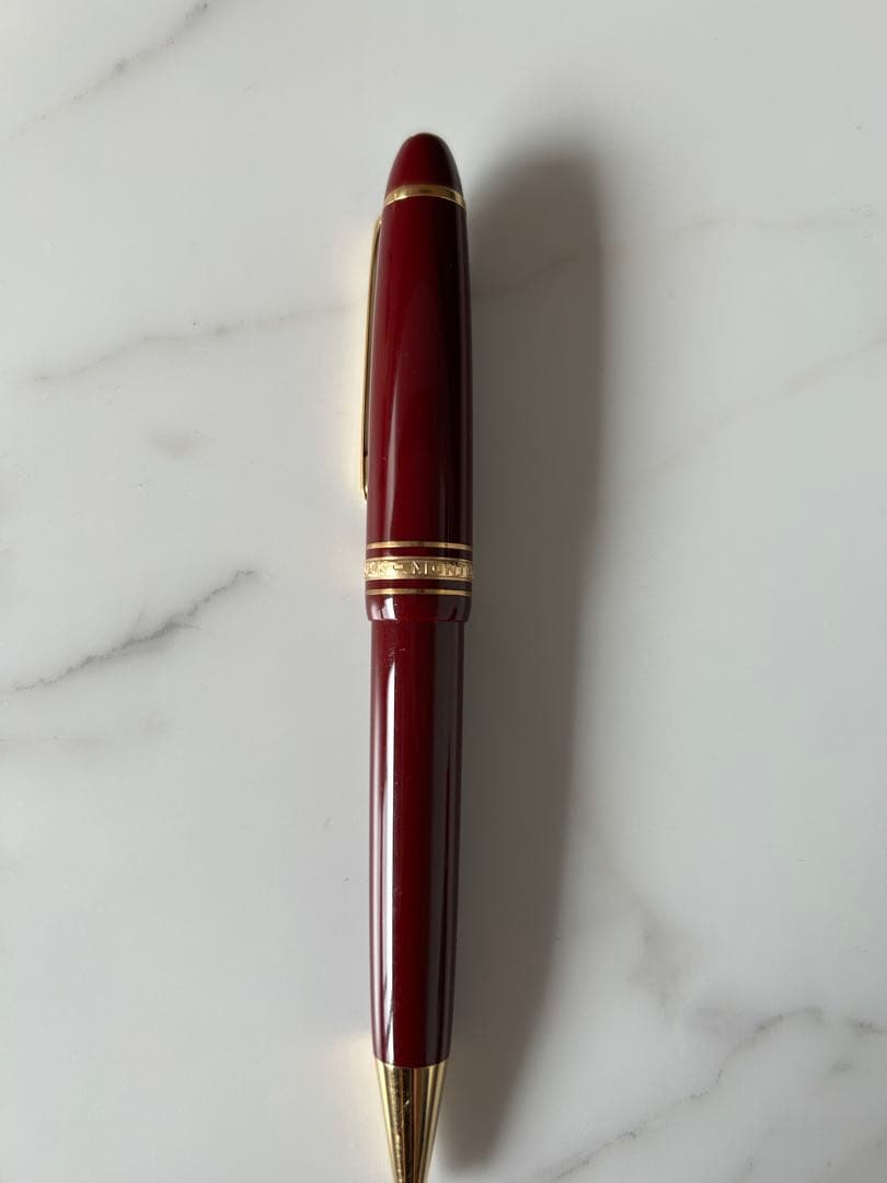 Tender Leather ボールペン ケース　モンブラン　ボールペン　赤