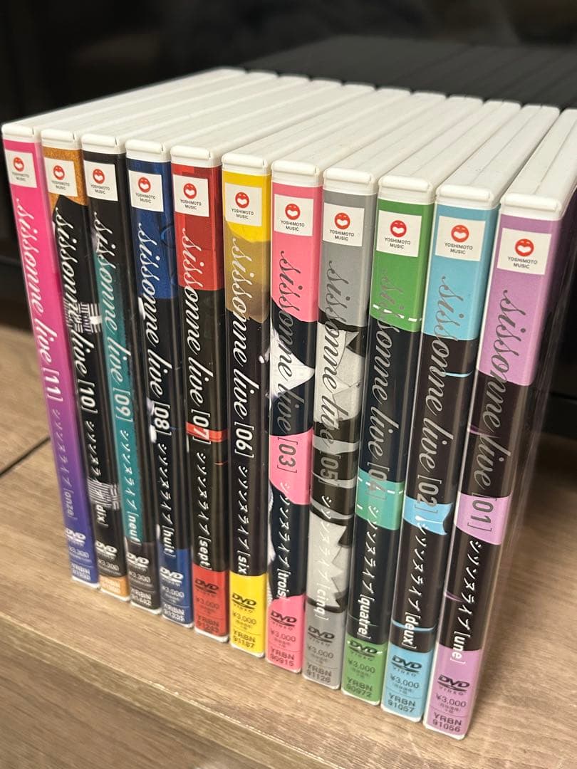 sissonne live DVDシリーズ 全11枚セット