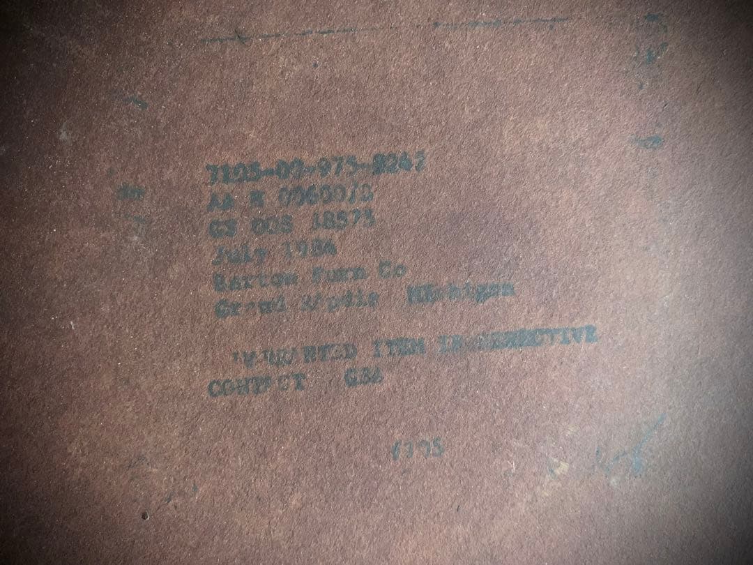 希少　ビンテージ　1984年製　米軍　USA サイド　テーブル