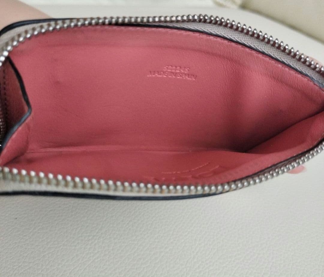 ロエベ  カードホルダー ソフト グレイン カーフスキン