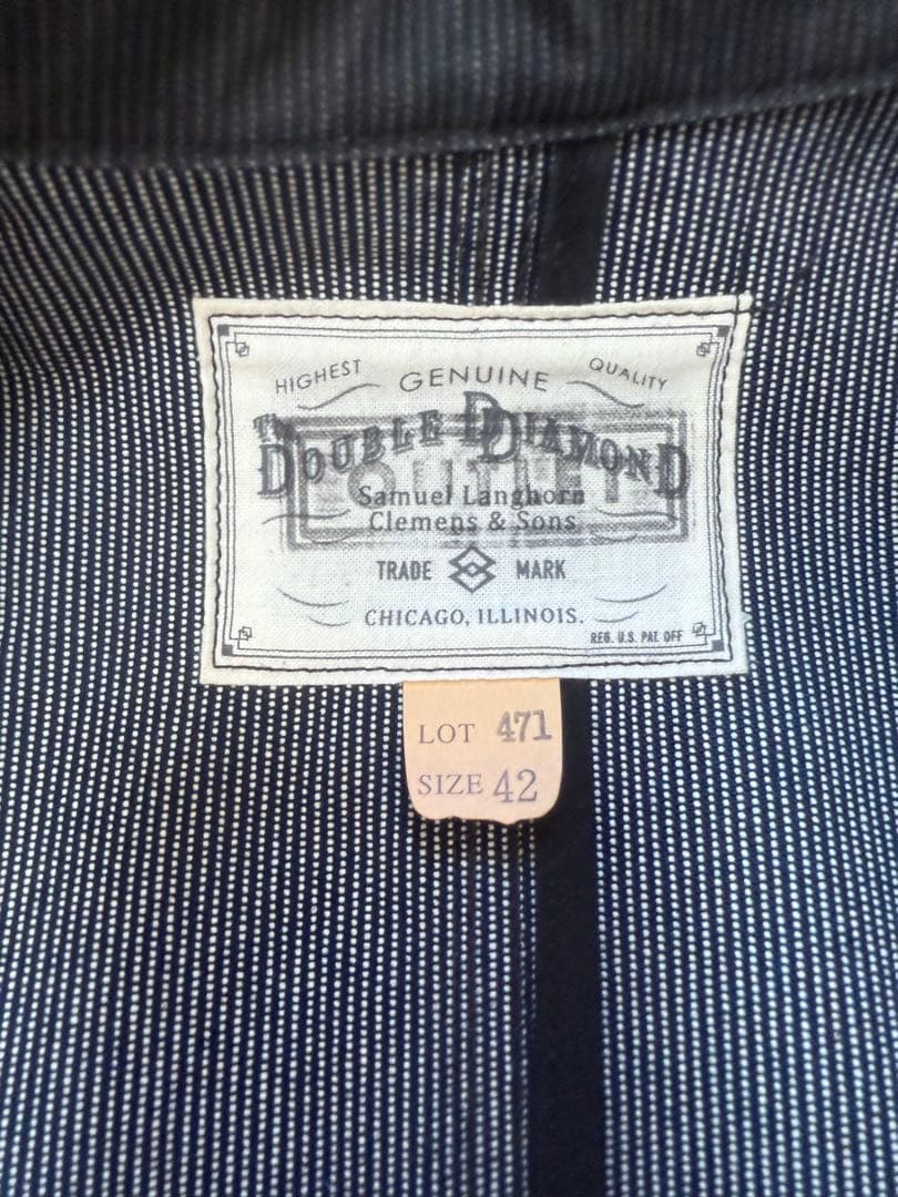 リアルマッコイズ　ダブルダイヤモンド　LOT471 サイズ42